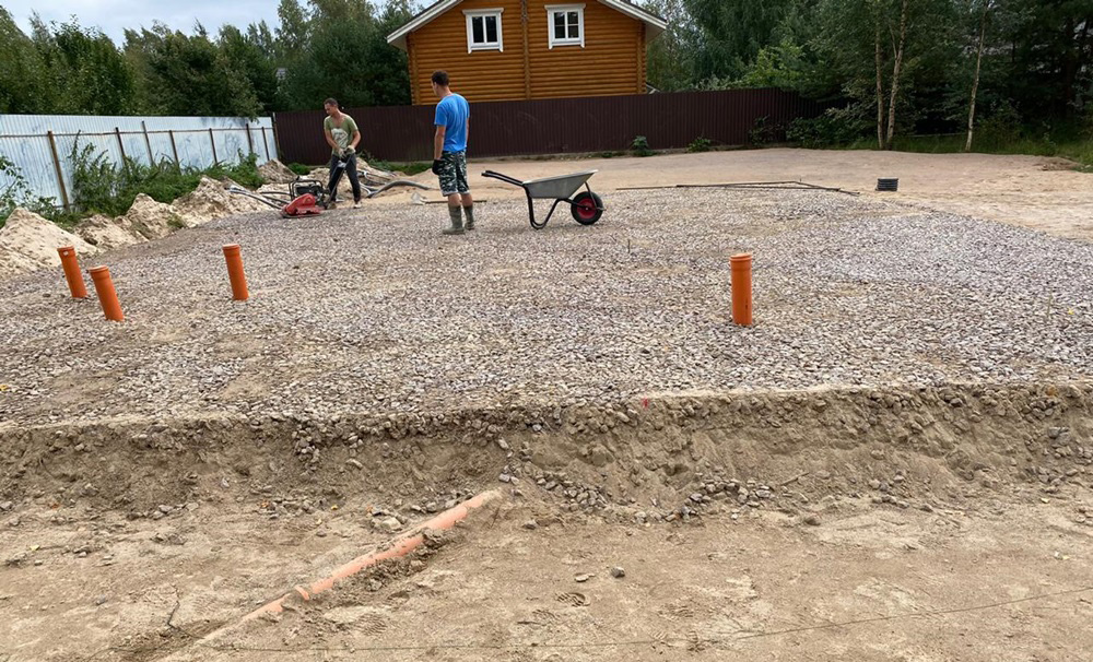 Устройство фундаментных плит