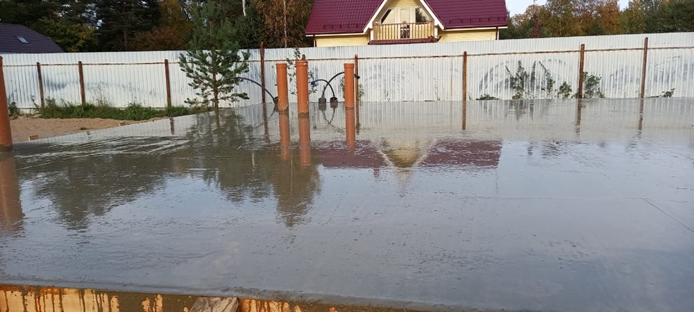 Устройство фундаментных плит